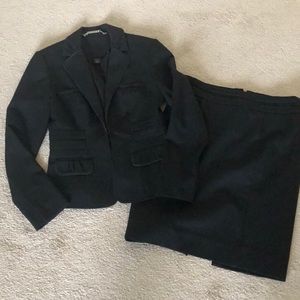 WHBM black suit set